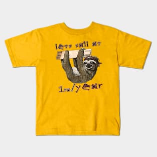 captain sloth Kids T-Shirt